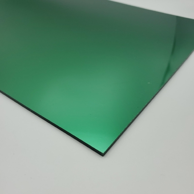 ورق اکریلیک آینه سبز 1/8 اینچ ضخامت 1220x2440 میلی متر برای تزئین