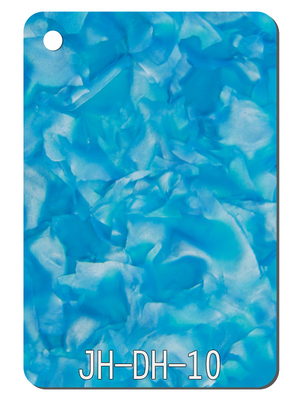 پوشش لامپ خانگی صفحه پلاستیکی اکریلیک PMMA با بافت گلبرگ آبی